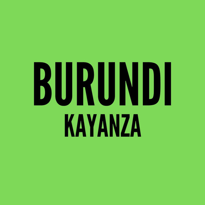 Burundi Kayanza text on green background.