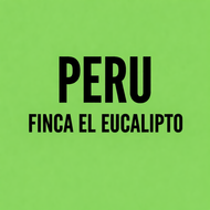 Peru Finca El Eucalipto single-origin coffee bag — washed Bourbon Arabica from Cajamarca, Peru with blueberry, lemon and peach tasting notes