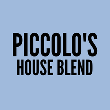 Load image into Gallery viewer, Piccolo&#39;s Coffee House Blend packaging.

